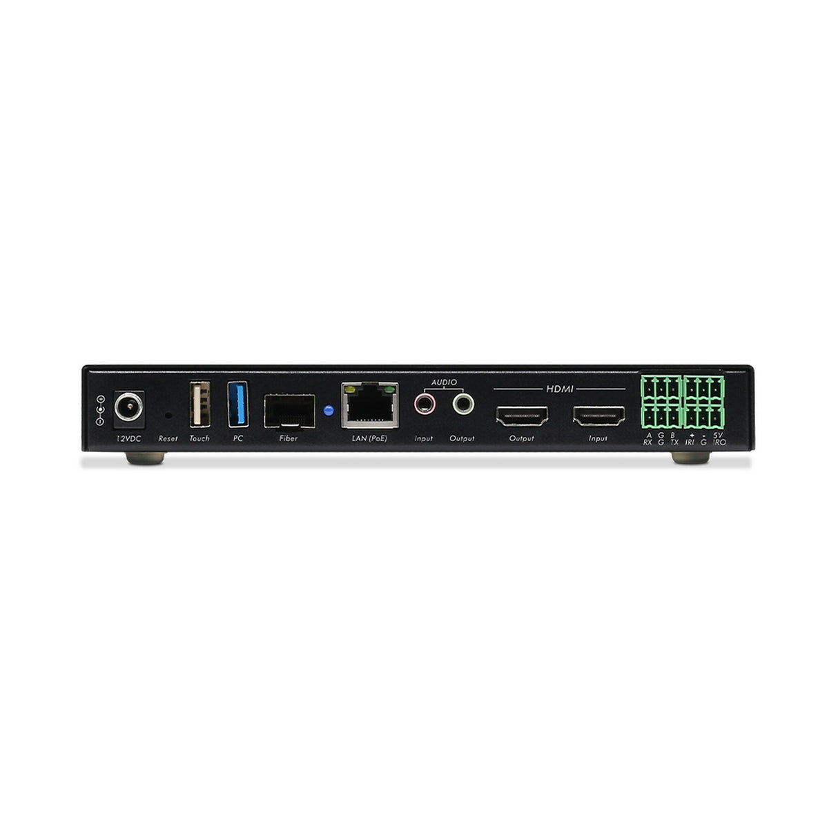 MuxLab 500863 HDMI Over IP PoE Workstation Transceiver 4K60 for Networked KVM Systems