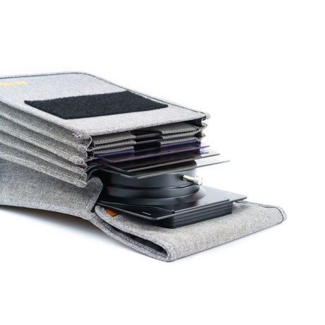 NiSi Caddy 150mm Filter Pouch Pro for 7 Filters and S5 Filter Holder Holds 7 x 150x150mm or 150x170mm filters + 150mm