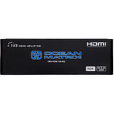 Ocean Matrix OMX-HDMI-1X8-4K2 4K60 HDMI 1x8 Distribution Amplifier