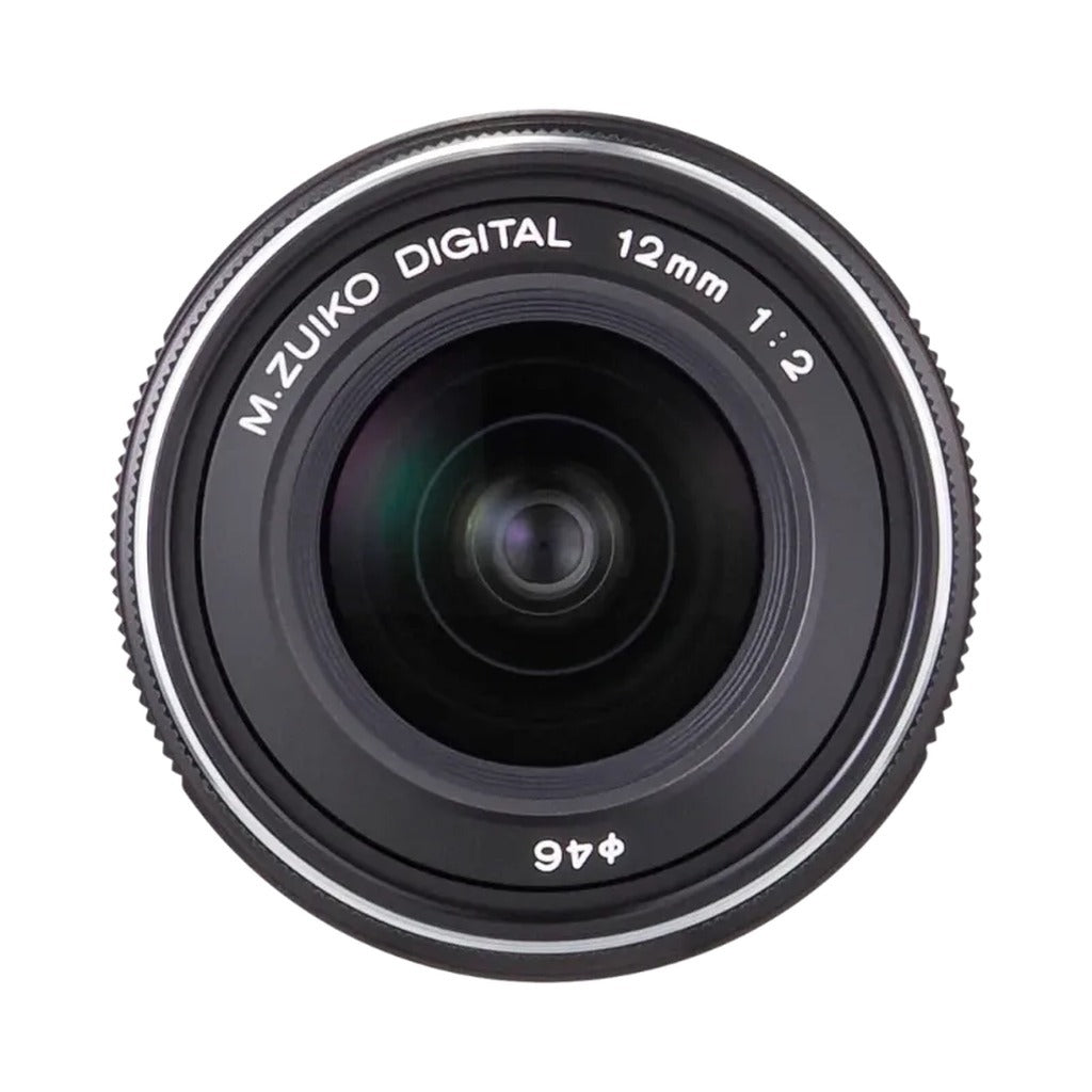 OM System M.Zuiko Digital ED 12mm f/2.0 Wide-Angle Lens, Black