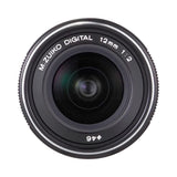 OM System M.Zuiko Digital ED 12mm f/2.0 Wide-Angle Lens, Black