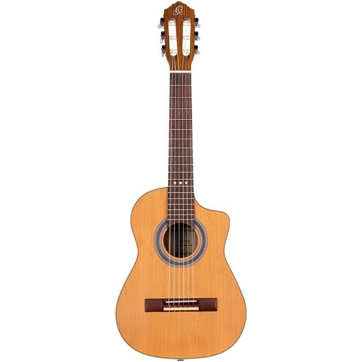 Ortega Guitars RQ39 Requinto Series Pro Requinto Size Guitar