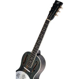 Ortega Guitars RRG30E-DD Americana Series Resonator Guitar Distressed Satin Denim