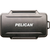 Top view of Pelican 0915 Micro SD memory card case in black