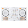 Top view of Pioneer DJ DDJ-FLX4-W white DJ controller