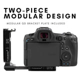 ProMediaGear PLCR56 Arca-Swiss L-Bracket for Canon EOS R5 / R6 / R5 Mark II / R6 Mark II Mirrorless Camera