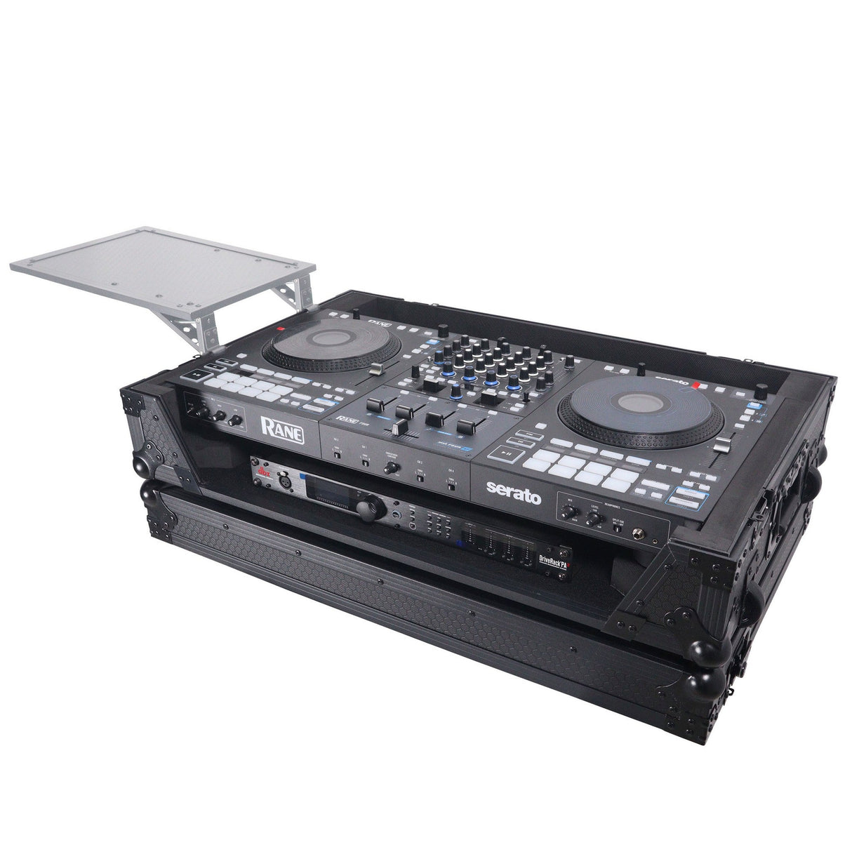 ProX XS-RANEFOUR Case for RANE Four DJ Controller with 1U Rack Space and Wheels