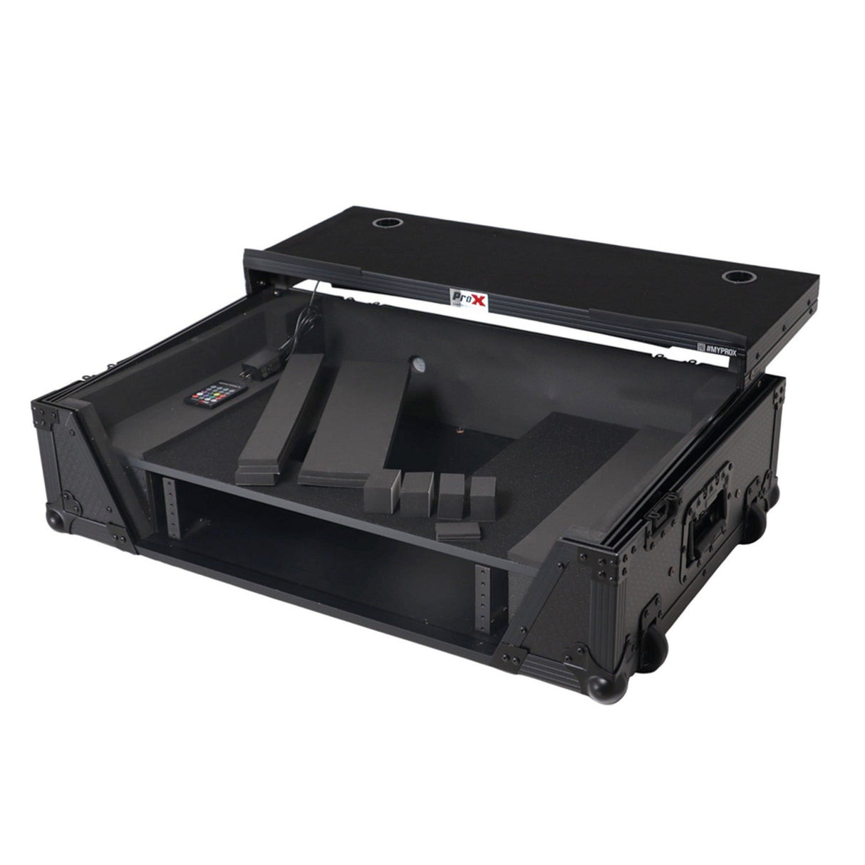 ProX XS-U2915WLTBL2ULED Flight Road Case for Pioneer DJ FLX10/GRV6/REV5/REV7