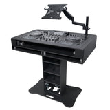 ProX XZF-DJCT W 2U CASE Control Tower DJ Podium for Pioneer DJ DDJ-REV7, XDJ-XZ, DDJ-1000, RANE One