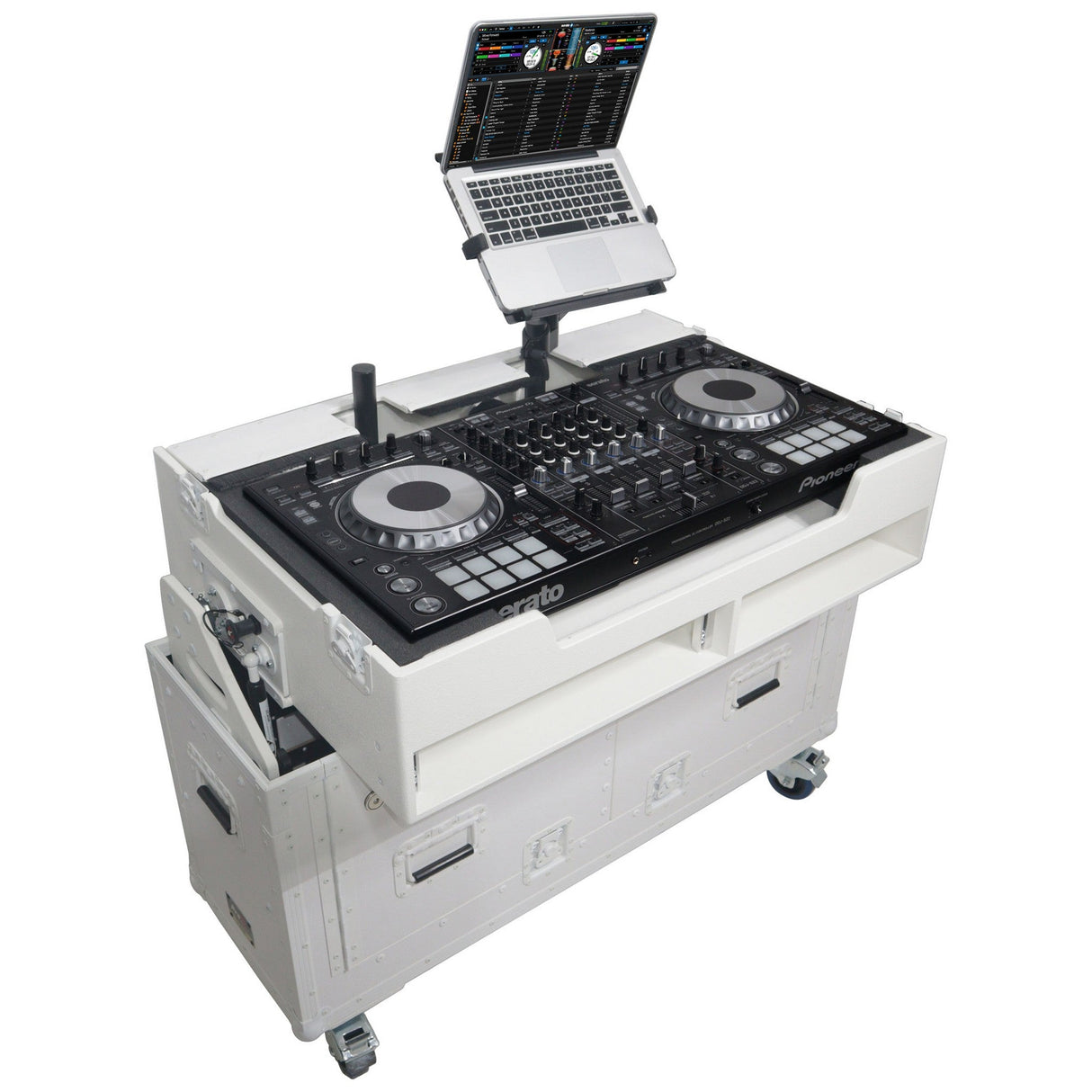 ProX XZF-UCXX Flip-Ready Hydraulic DJ Flight Case for Pioneer DJ DDJ-REV7, XDJ-XZ, DDJ-1000 SZ2 SX3