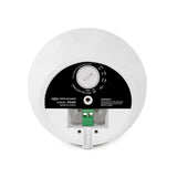 Pure Resonance Audio Business Pendant Speaker Sound System with 8 PD4W Weather-Resistant Pendant Speakers and RMA240BT 240W Bluetooth Mixer Amplifier