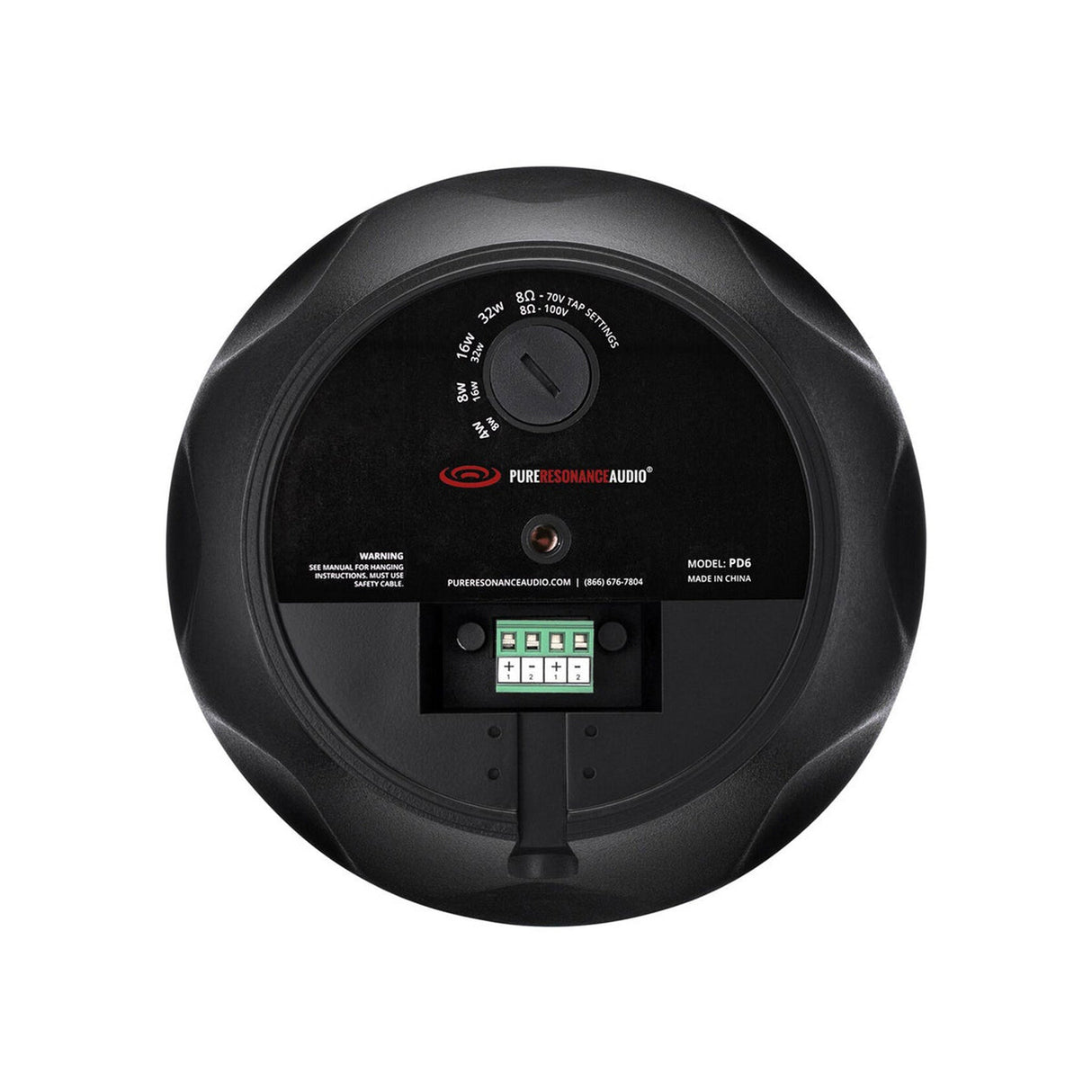 Pure Resonance Audio Restaurant Sound System with (8) PD6 Pendant Speakers and RMA350BT Amplifier