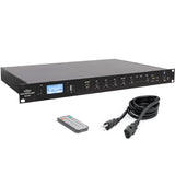 Pure Resonance Audio RMA120BT 5-Channel 120W Rack Mount Mixer Amplifier with Bluetooth