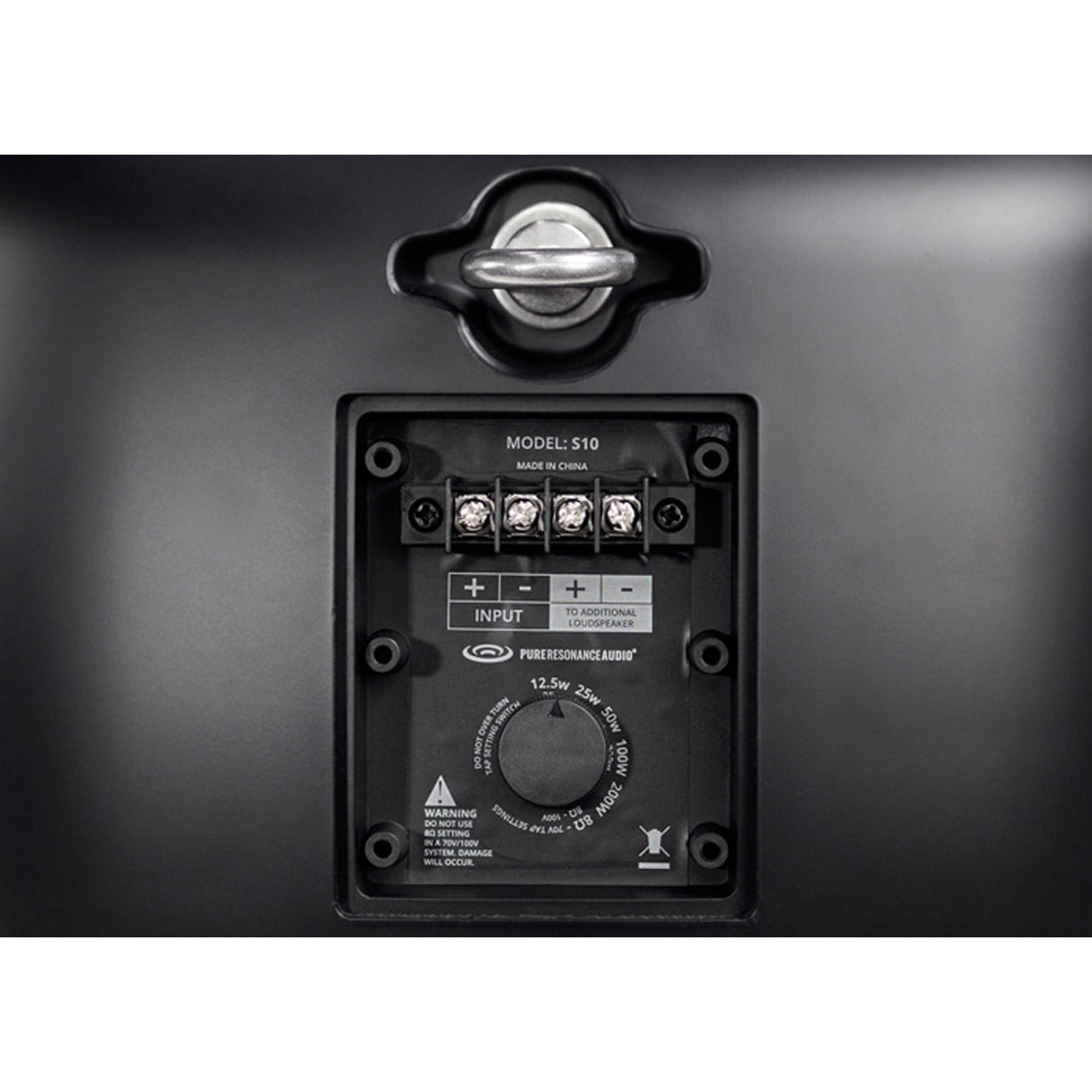 Pure Resonance Audio Paging Sound System with S10 All-Weather Stadium Loudspeaker, MA120BT Bluetooth Mixer Amplifier, and PTT1 Push-to-Talk Microphone