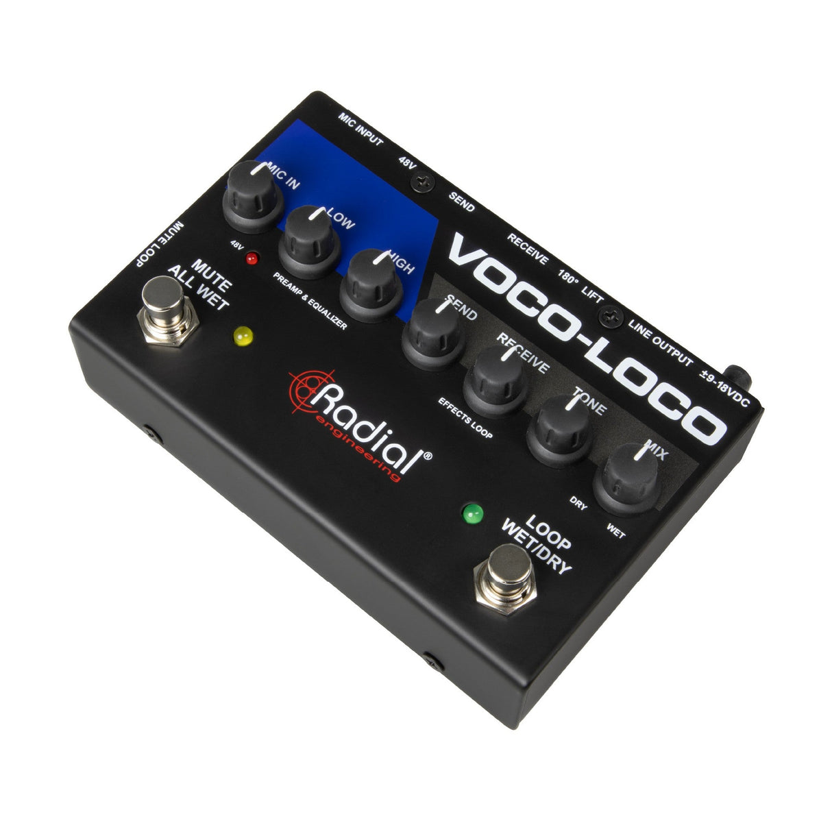 Radial Voco-Loco Mk2 Mic Preamp and Effect Loop Switcher