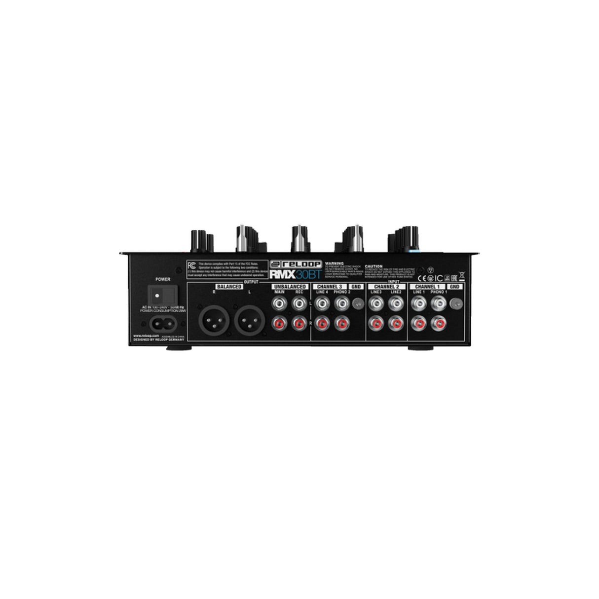 Reloop RMX-30 BT 3-Channel Bluetooth DJ Mixer