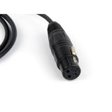 Remote Audio CALECXM XLR3F to TA5F Cable for Dynamic Mics to Lectrosonics 4 ft