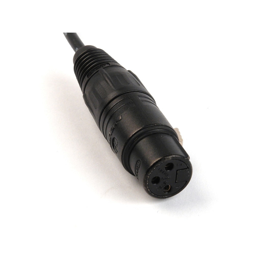 Remote Audio CASENSK100XL24 XLR3F to 3.5mm Locking Line Cable Sennheiser G2 2ft