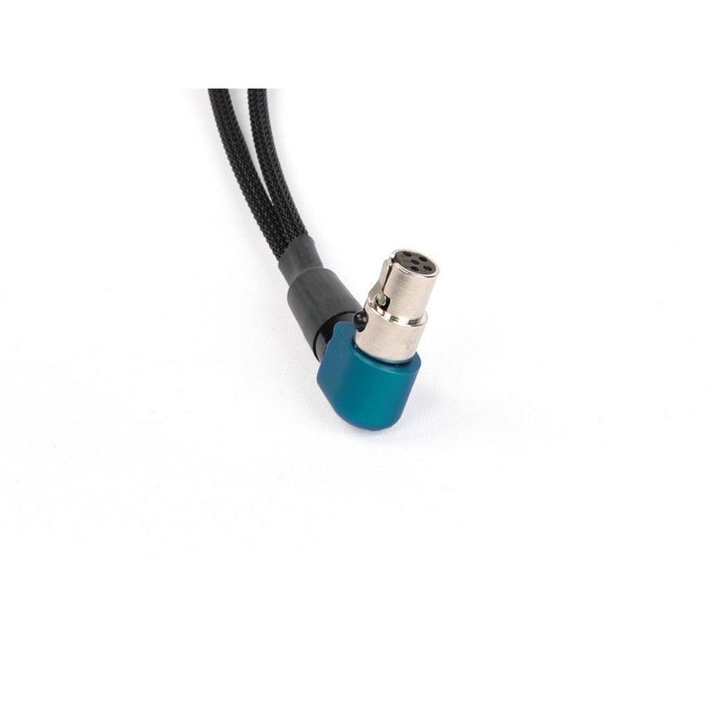 Remote Audio CAT5FR2X3M18 Right-Angle TA5F to Dual XLR3M Stereo Breakout 18 in