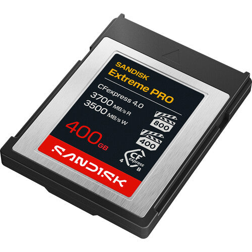 SanDisk Extreme PRO CFexpress 4.0 Type B Memory Card, 400GB