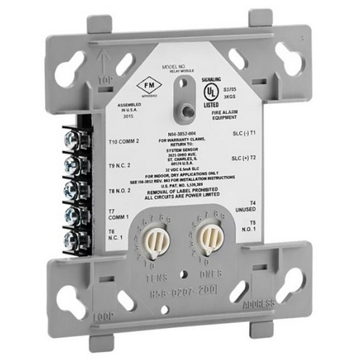 Silent Knight SK-RELAY Intelligent Relay Module for Fire Alarm Control Systems