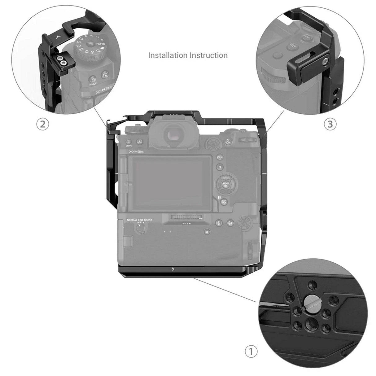 SmallRig Multifunctional Cage for FUJIFILM X-H2