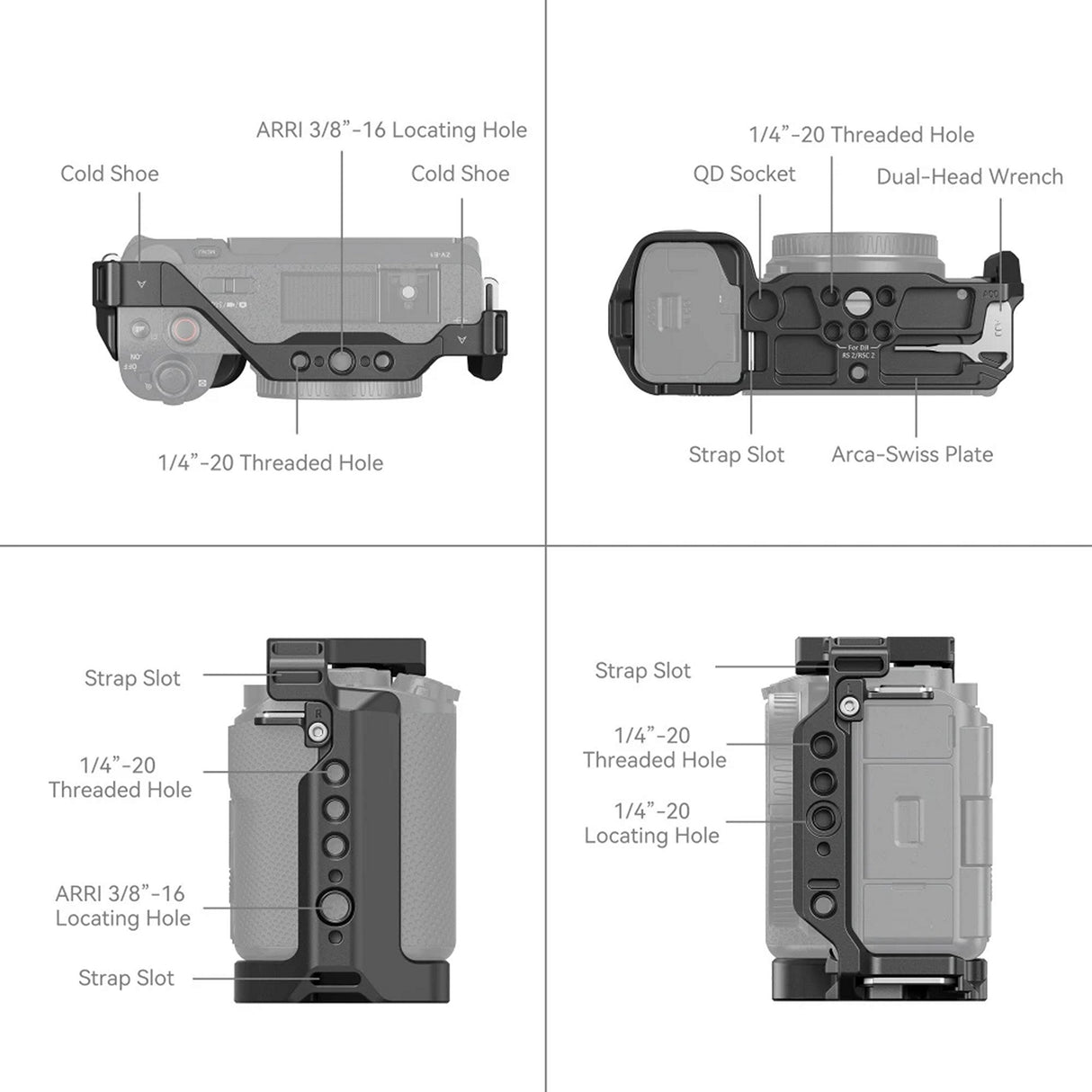 SmallRig Cage for Sony ZV-E1 Camera