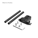 SmallRig 5609 Bottom Mount Plate with Dual 15mm Rod Clamp