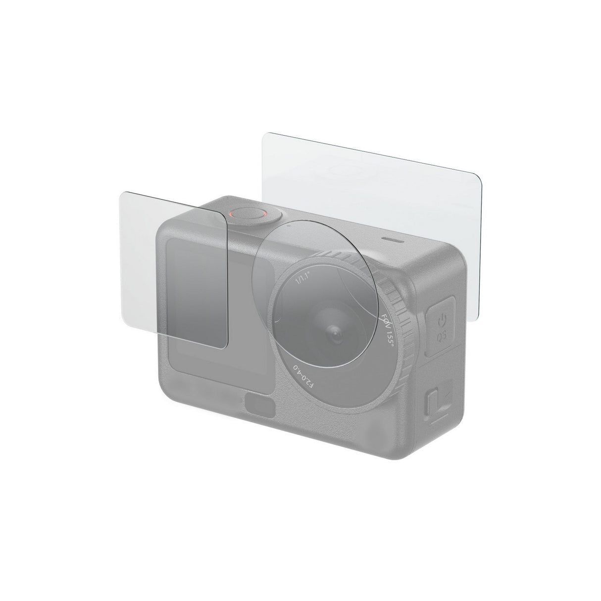 SmallRig 5892 Tempered Glass Screen Protector Kit for DJI Osmo Action 6