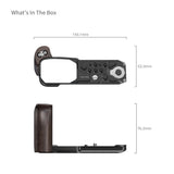 SmallRig 5906 L Shaped Mount Plate with Wooden Handle for Nikon ZR