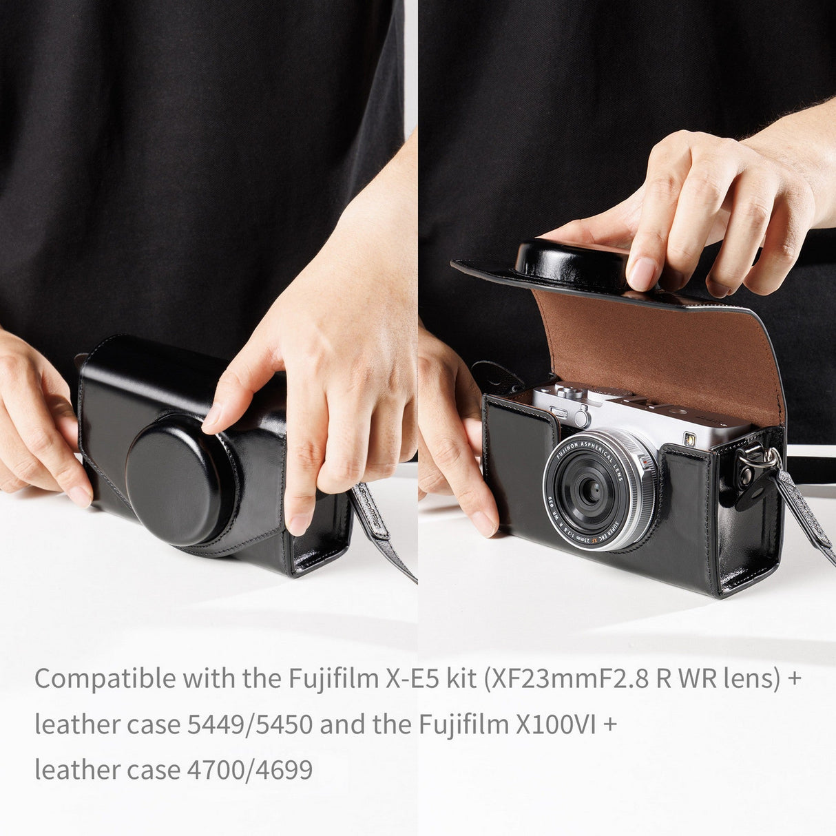 SmallRig Leather Storage Bag for Fujifilm X-E5/X100VI