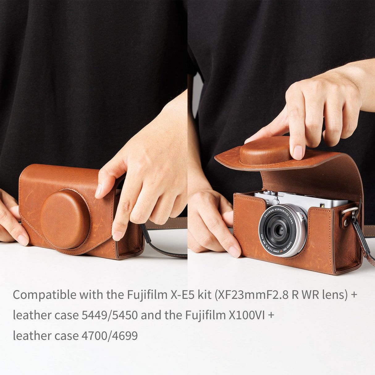 SmallRig Leather Storage Bag for Fujifilm X-E5/X100VI