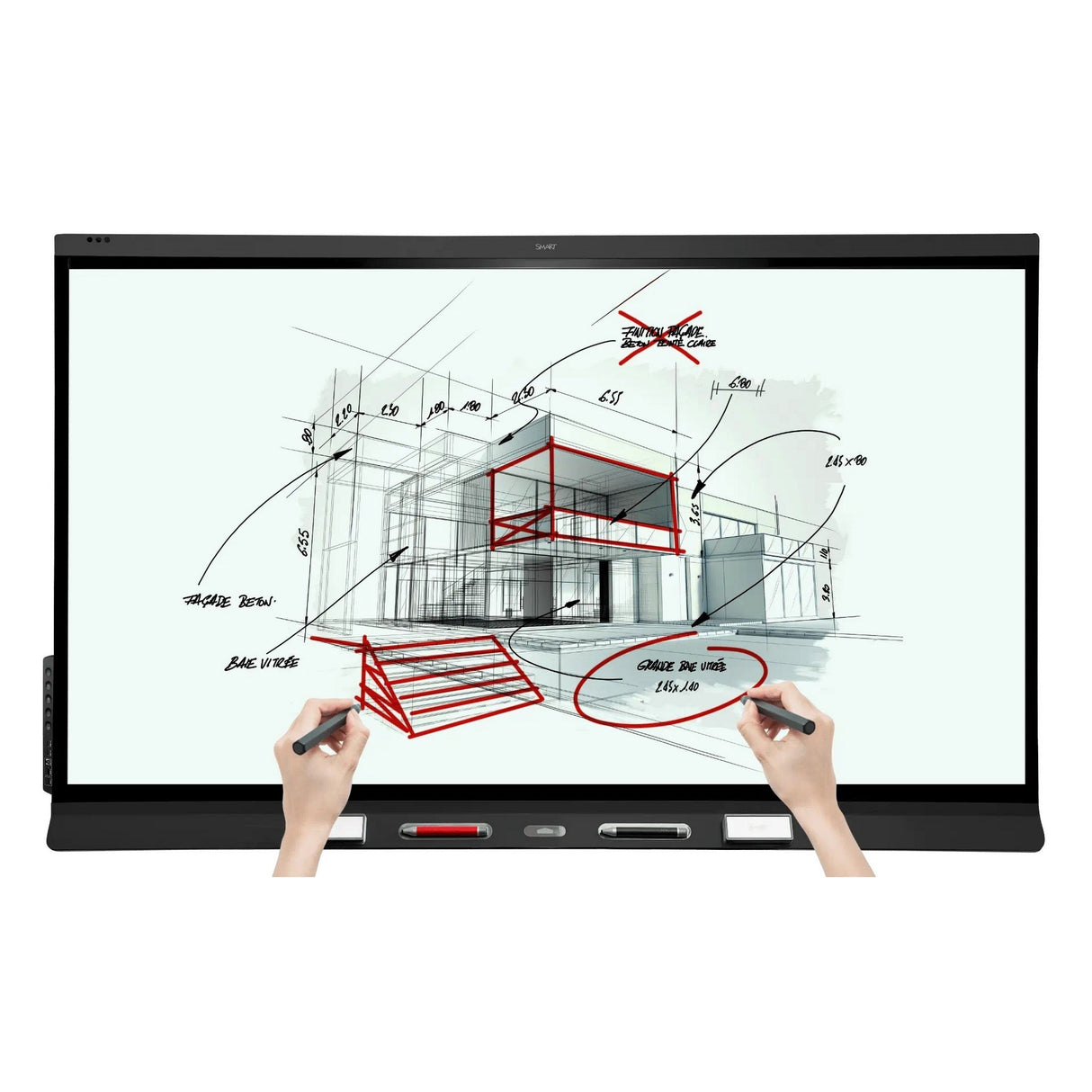 SMART Board 6086S-V3 86-Inch Pro Interactive Display with iQ and Meeting Pro Software