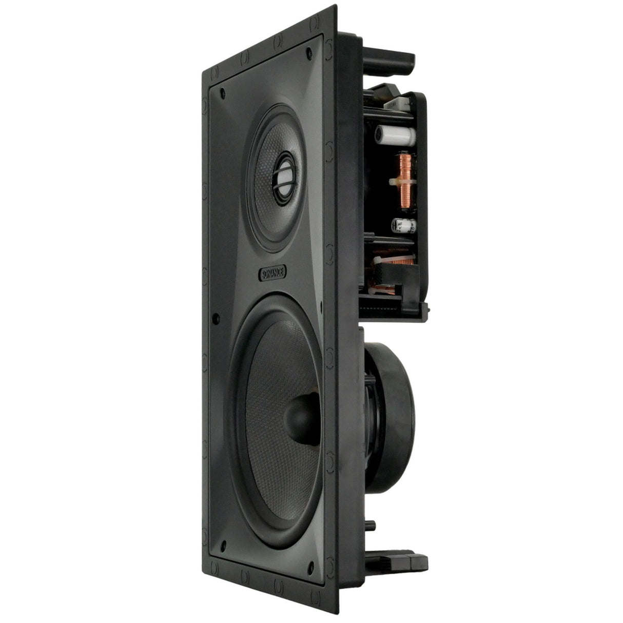 Sonance VP88 Visual Performance 8-Inch In-Wall Speaker, Pair