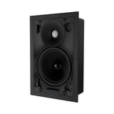Sonance VX Series 6-Inch Rectangle In-Wall Speaker with White Micro Trim Grille Pair