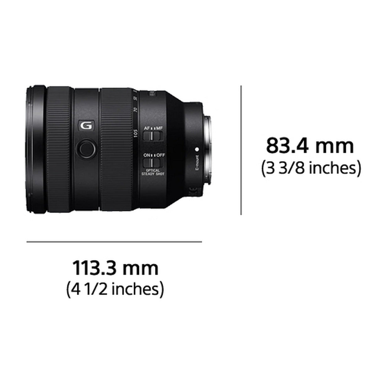 Sony FE 24-105mm F4 G OSS Full-Frame Standard Zoom G Lens with Optical SteadyShot