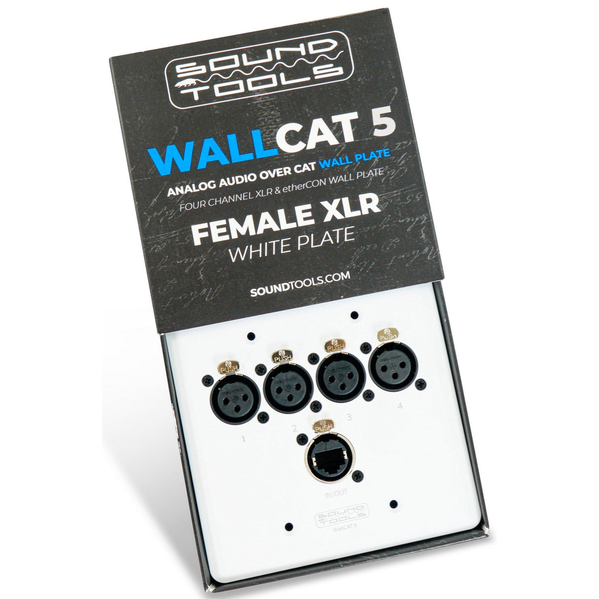 SoundTools WallCAT 5 Female XLR Analog Audio Over CAT5