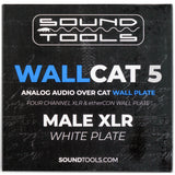 SoundTools WallCAT 5 Male XLR Analog Audio Over CAT5