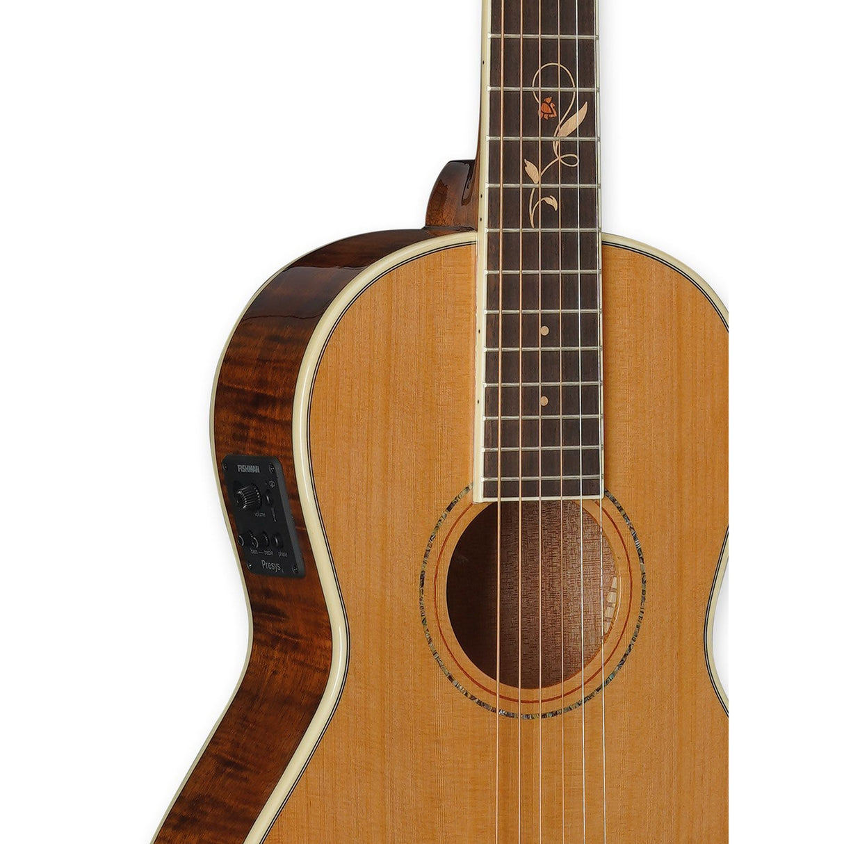 Tagima Florens Series FS 500 NC EQ Parlor Acoustic Electric Guitar