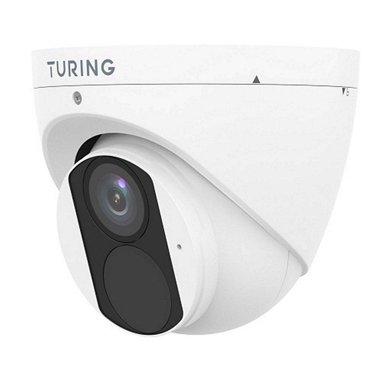 Turing Video TLT4M28 4MP IP Turret Camera, 2.8mm Lens, White