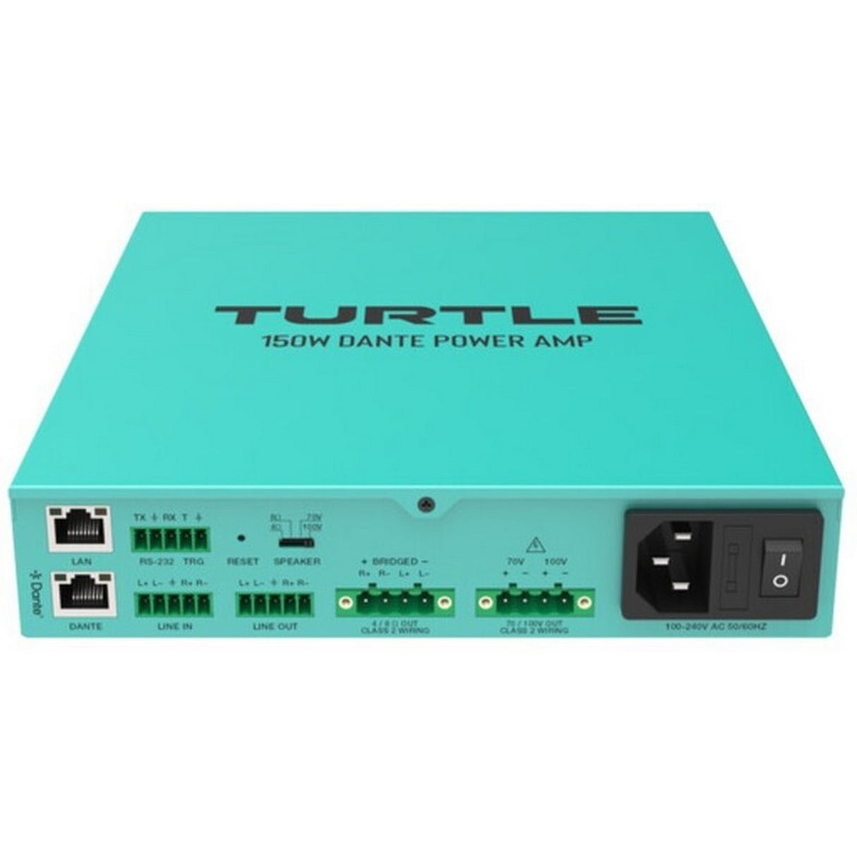 Turtle AV 150W Dante Power Amplifier