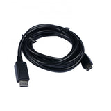 V7 V7DP2HD-03M-BLK-1E 21.6 Gbps 4K UHD DisplayPort 1.2 Cable, 10-Foot, Black