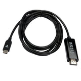 V7 V7UCHDMI-2M USB-C Male to HDMI 2.0 Male 21.6 Gbps 4K UHD Cable, 6.6-Foot