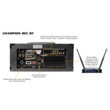 VocoPro Champion-Rec-BT Basic 200W Portable Karaoke PA System