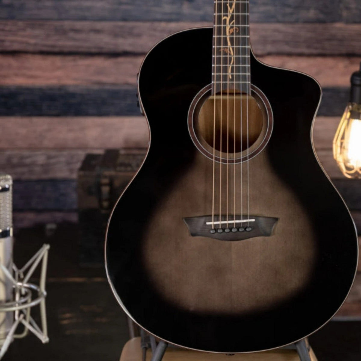 Washburn BTS9VCECH-D Bella Tono Vite S9V Acoustic-Electric Guitar