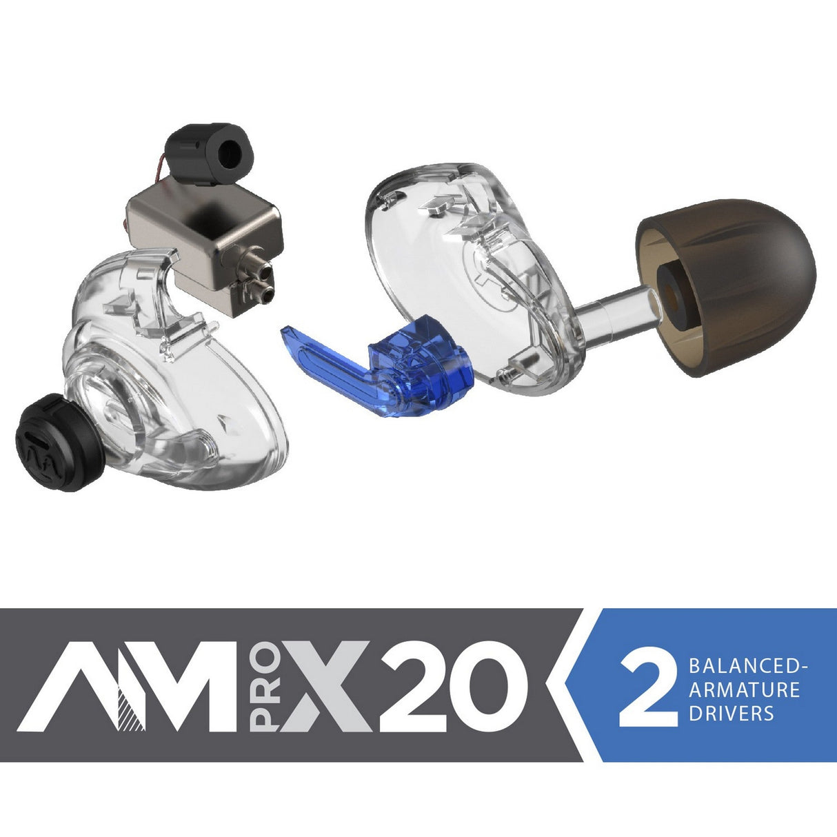 Westone AM Pro X20 Universal Fit Dual Driver IEMs with Passive Ambience