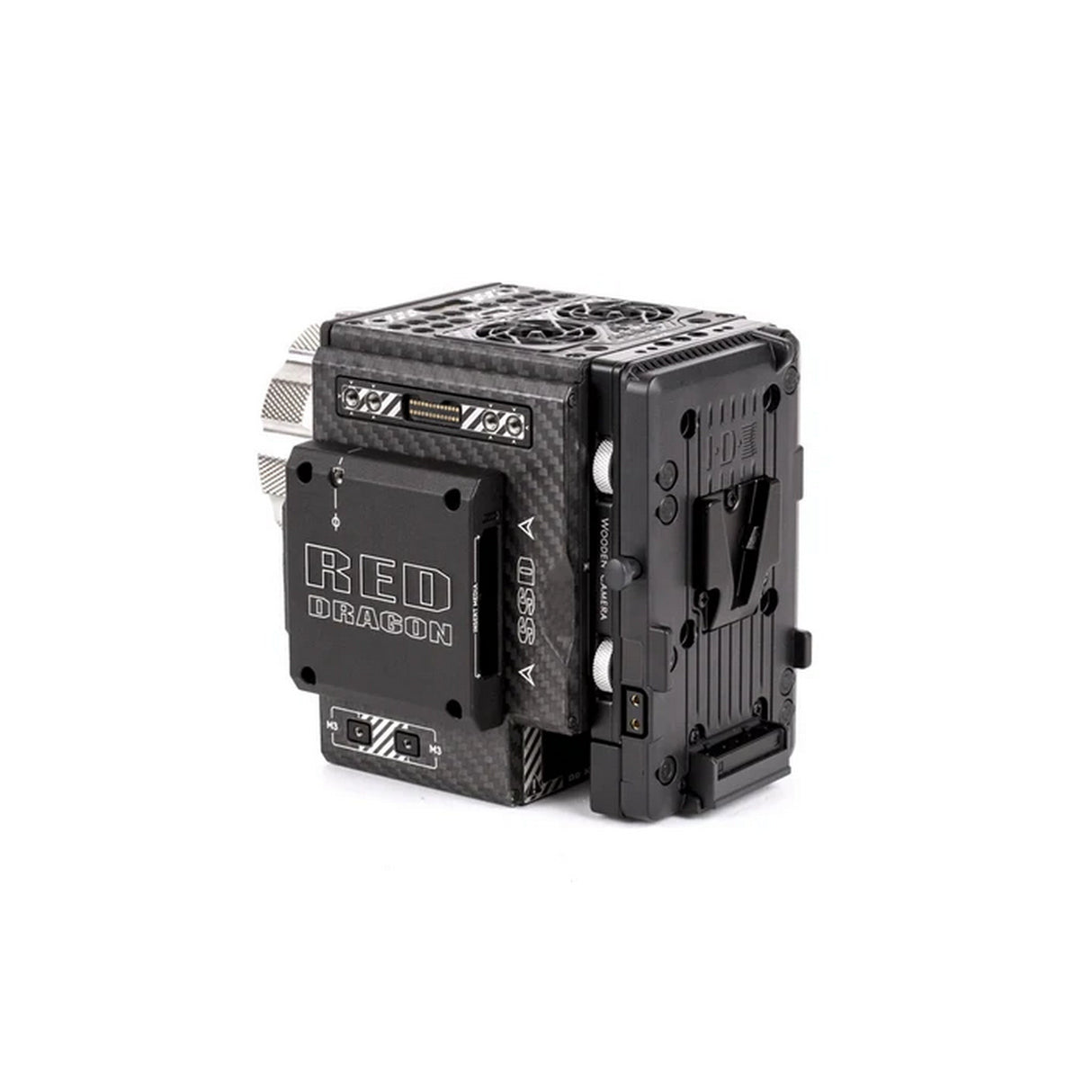 Wooden Camera Cable-less V-Mount Battery Plate for RED DSMC2 Camera