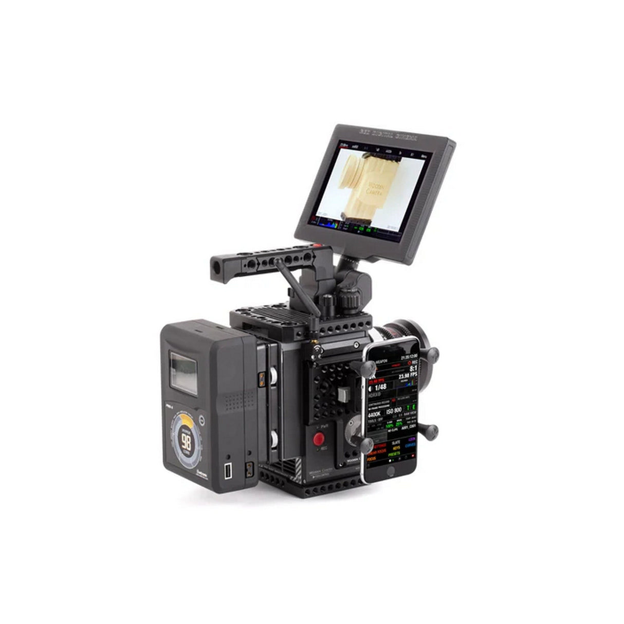 Wooden Camera V‑Lock Base Station and Wedge Kit