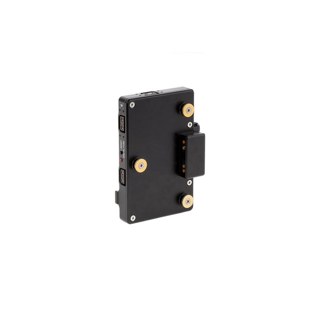 Wooden Camera WC Pro Gold Mount Camera Side to V-Mount Battery Side Adapter with 3x D-Tap and Digital Fuse
