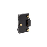 Wooden Camera WC Pro Gold Mount Camera Side to V-Mount Battery Side Adapter with 3x D-Tap and Digital Fuse